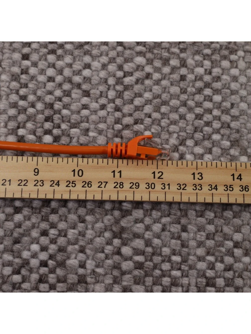 Lot of 28 Orange Cat6 Ethernet Cables 1ft 1 Foot RJ45 Patch Cord Network